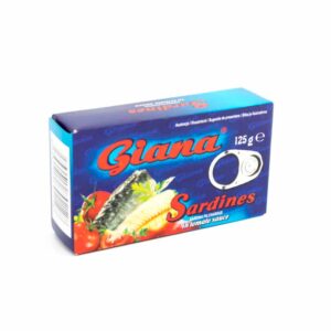 Sardine in sos tomat 125g Giana 2 - Livrari produse alimentare la domiciliu brailamarket.ro