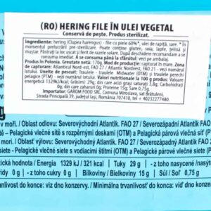 Hering file in ulei vegetal 170g Giana 1 - Comenzi produse alimentare online Brailamarket