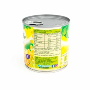 Porumb dulce boabe 425ml Bonduelle - Valoare nutritionala Brailamarket
