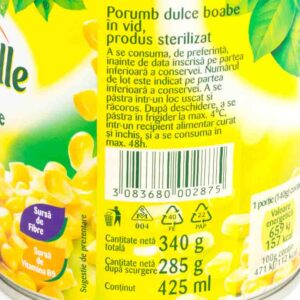 Porumb dulce boabe 425ml Bonduelle - Alimente comanda online Brailamarket