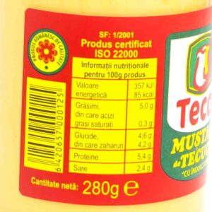 Mustar iute de Tecuci 280g Teco 2 - Comenzi produse alimentare online brailamarket.ro