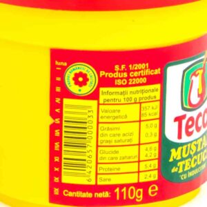 Mustar de masa de Tecuci pahar 110g Teco 3 - Comenzi alimente la domiciliu market Braila
