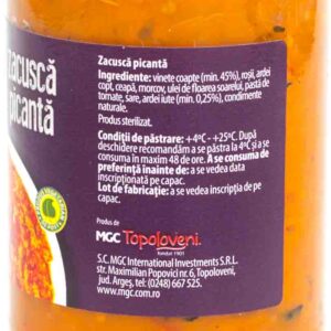 Zacusca picanta 300g Extra 5 - Magazin alimentar online cu livrare la domiciliu brailamarket.ro