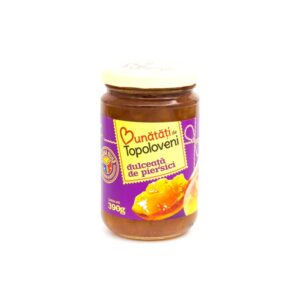 Dulceata de piersici 390g Topoloveni 1 - Livrare alimente la domiciliu Brailamarket