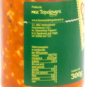 Tocana de legume 300g Topoloveni 4 - Livrare online alimente brailamarket.ro