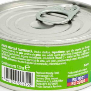 Pate vegetal 120g Mandy 5 - Comenzi alimente online brailamarket.ro