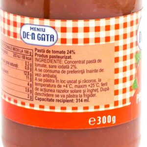 Pasta tomate 24% 300g Meniu de-a gata 1 - Magazin alimentar online cu livrare la domiciliu brailamarket.ro