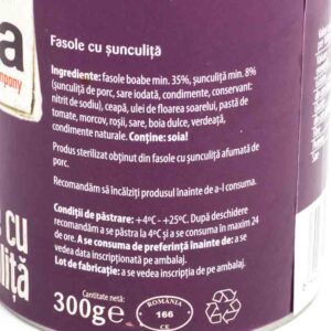Fasole cu sunculita 300g Extra 5 - Comanda alimente la domiciliu Brailamarket