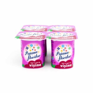 Iaurt cu gust de visine 100g/4 Poiana Florilor 3 - Comenzi alimente la domiciliu Brailamarket