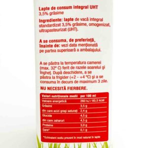 Lapte de consum integral UHT 3,5% 1L Poiana Florilor 1 - Magazin online alimente Brailamarket