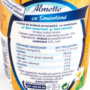 Almette crema de branza proaspata cu smantana 150g Hochland 3 - Livrari alimente acasa brailamarket.ro