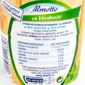 Almette crema de branza proaspata cu verdeata 150g Hochland 1 - Magazin alimentar cu livrare la domiciliu brailamarket.ro