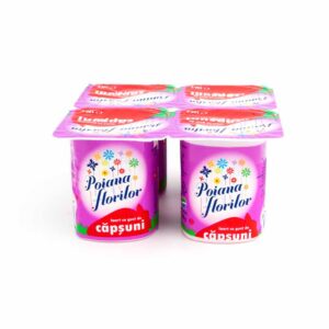 Iaurt cu gust de capsuni 1,4% 100g Poiana Florilor 3 - Livrare produse alimentare Brailamarket