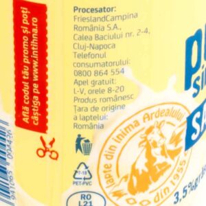 Pur si simplu sana 3,5% 330g Napolact 1 - Magazin online produse alimentare market Braila