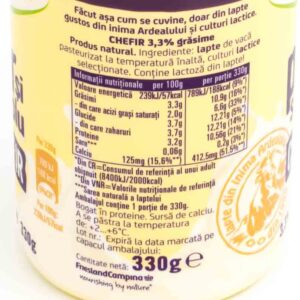 Pur si simplu chefir 3,3% 330g Napolact 3 - Magazin de produse alimentare online Brailamarket