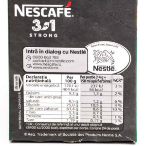Nescafe 3 in 1 strong 15g - Magazin alimentar online cu livrare la domiciliu market Braila