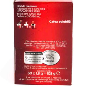 NESCAFE BRASERO STIK 1.8G - Magazin online produse alimentare brailamarket.ro
