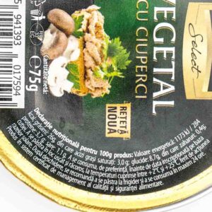 Vegetal cu ciuperci 75g Hame 4 - Livrari alimente la domiciliu Brailamarket