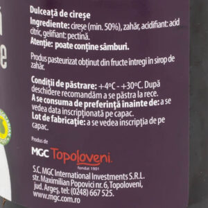 Dulceata de cirese 390g Extra 1 - Comanda alimente la domiciliu market Braila