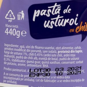 Pasta de usturoi cu chili 440g Spring 2 - Livrare la domiciliu alimente Braila market