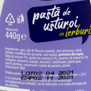 Pasta de usturoi cu ierburi 440g Spring 3 - Magazin alimentar online cu livrare la domiciliu brailamarket.ro
