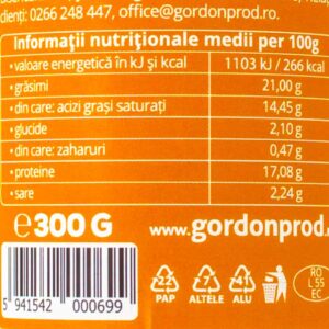 Branza de burduf 300g Gordon - Livrare alimente acasa Braila market