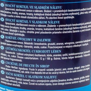 Cocktail de fructe in sirop 850g Giana - Ingrediente - Brailamarket