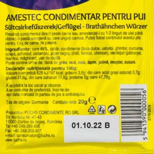 Condimente pentru pui 20g Cosmin - Livrari la domiciliu produse alimentare Brailamarket