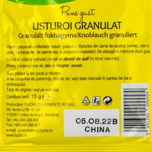 Usturoiu granulat 15g Cosmin - Alimente comanda online Braila market
