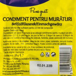 Condimente pentru muraturi 20g Cosmin - Alimente comanda online brailamarket.ro