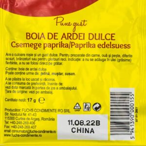 Boia de ardei dulce 17g Cosmin - Livrari la domiciliu alimente brailamarket.ro