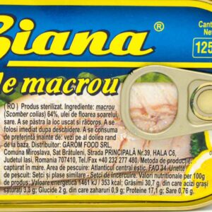 Fileuri macrou in ulei vegetal 125g Giana - Livrare alimente la domiciliu market Braila
