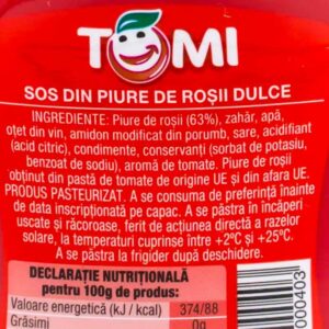 Ketchup dulce 350g Tomi - Magazin online de alimente Brailamarket.ro