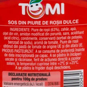 Ketchup dulce 500g Tomi - Magazin alimentar online market Braila