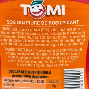 Ketchup iute 350g Tomi - Magazin alimente brailamarket.ro