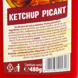Ketchup picant 480g La Minut - Magazin alimentar cu livrare la domiciliu market Braila
