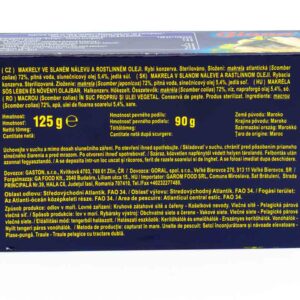 Macrou in suc propriu si ulei vegetal 125g Giana - Produse alimentare online Brailamarket