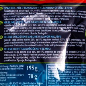 Masline verzi fara samburi 195g Giana - Comenzi alimente online brailamarket.ro
