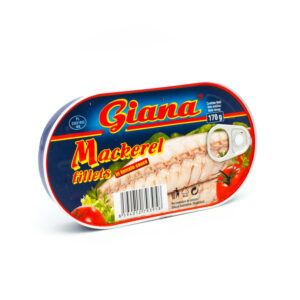 Fileuri de macrou in sos de rosii 170g Giana - Livrare online alimente brailamarket.ro
