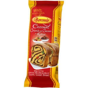 Cozonac cu Cacao si Rahat 400g Boromir - Alimente livrate la domiciliu brailamarket.ro