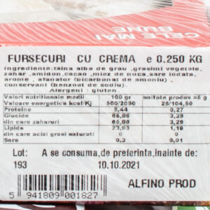 Frusecuri cu crema 250g Alfino 1 - Produse alimentare ieftine online Brailamarket