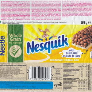 Baton Nesquik 25g Nestle - Produse alimentare livrare la domiciliu Brailamarket