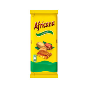 Ciocolata cu lapte si arahide 90g Africana - Comanda alimente acasa Brailamarket