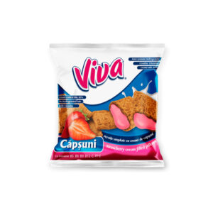PERNITE UMPLUTE CU CREMA DE CAPSUNI 100G VIVA