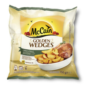 CARTOFI GOLDEN WEDGES CG, 0.75KG MC CAIN