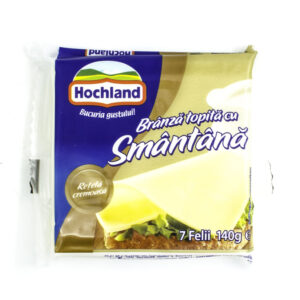 BRANZA TOPITA CU SMANTANA FELII 140G HOCHLAND