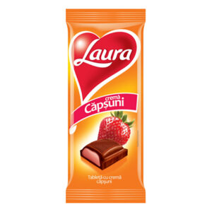 CIOCOLATA CU CAPSUNI 92G LAURA