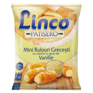 MINIRULOURI CU CREMA DE VANILIE 500G LINCO