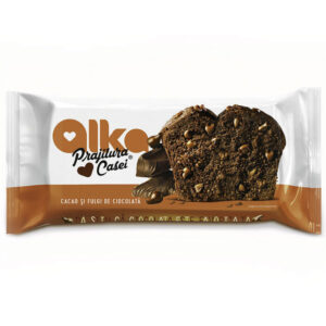 PRAJITURA CASEI CACAO SI FULGI DE CIOCOLATA 300G ALKA