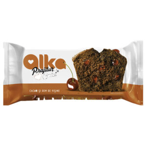PRAJITURA CASEI CACAO SI GEM DE VISINE 350G ALKA